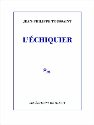 cover image of L'Échiquier